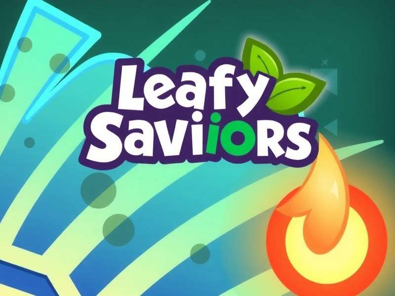 Leafy Saviors - Save the Virtual Forests Leafy Saviors Game Banner